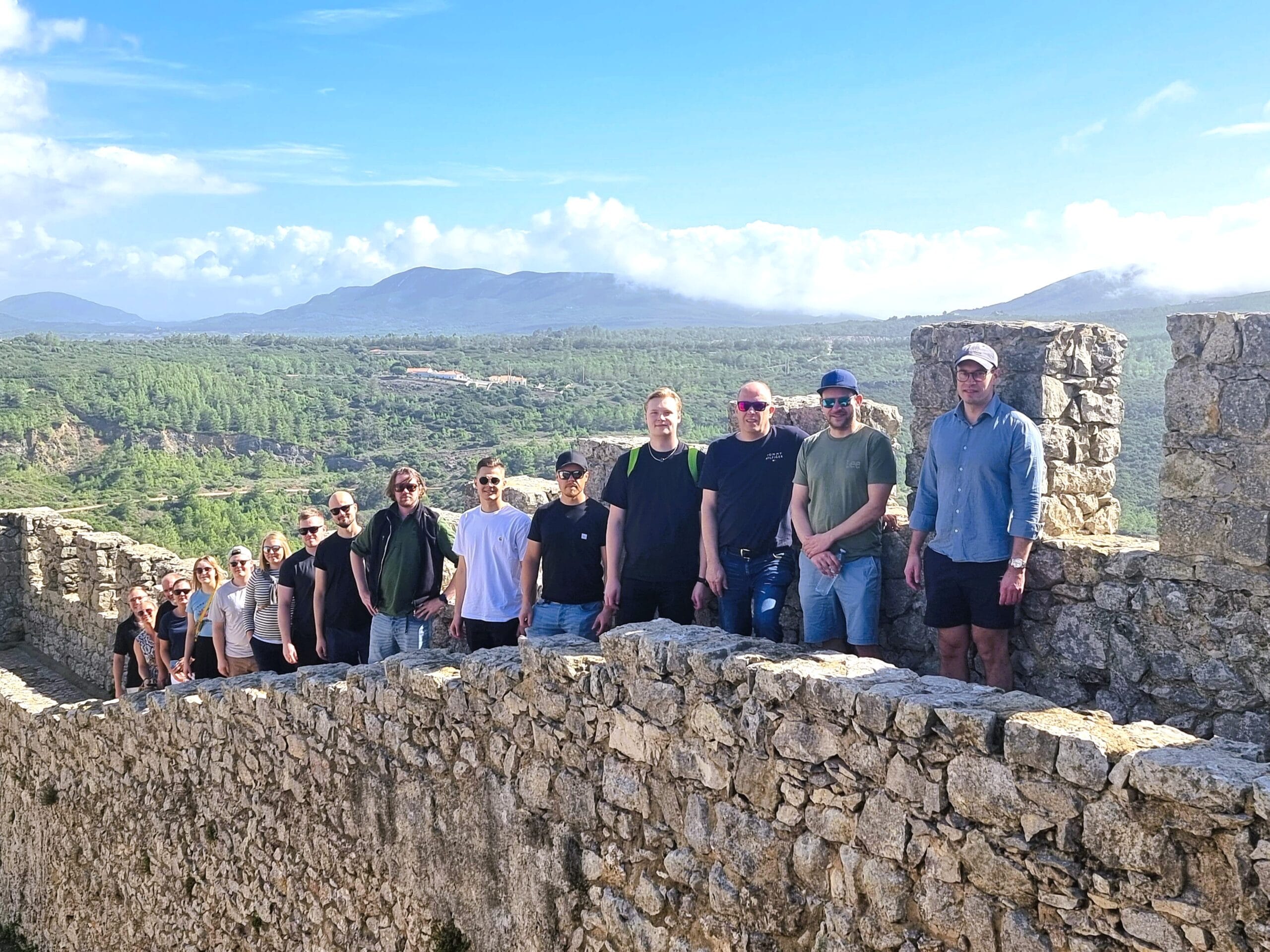 Replicon henkilöstöä Lissabonin-matkalla